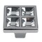 Gliderite Hardware 1 in. Square Crystal Cabinet Knob -, 5PK 9051-CR-5 - alternate 1